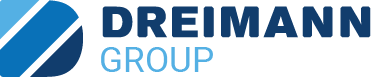 Logo der Dreimann Group – stilisierte Wortmarke mit modernem Design