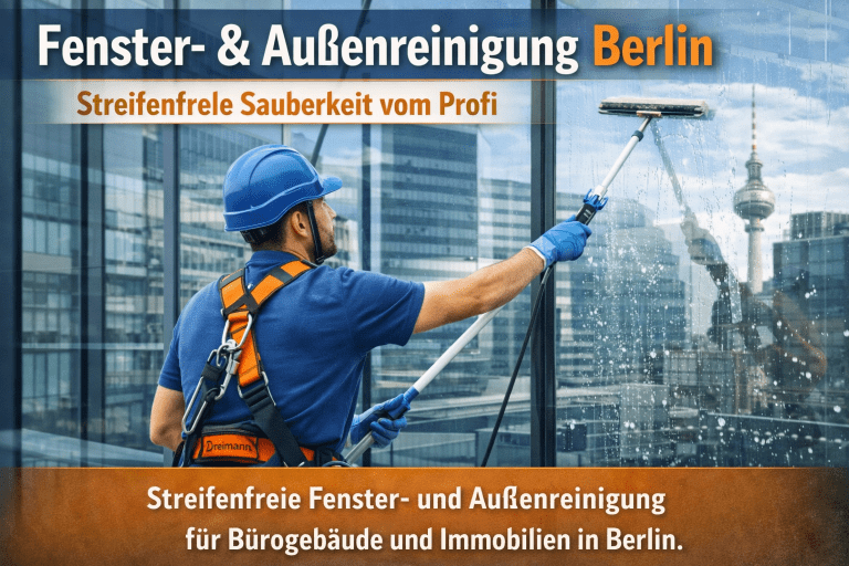 Außenreinigung und Fensterreinigung Berlin: Professionell, streifenfrei und nachhaltig