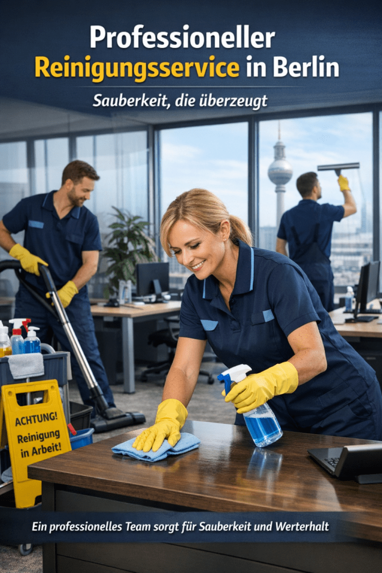 Professioneller Reinigungsservice in Berlin: Tipps, Leistungen & Vorteile | Dreimann Service