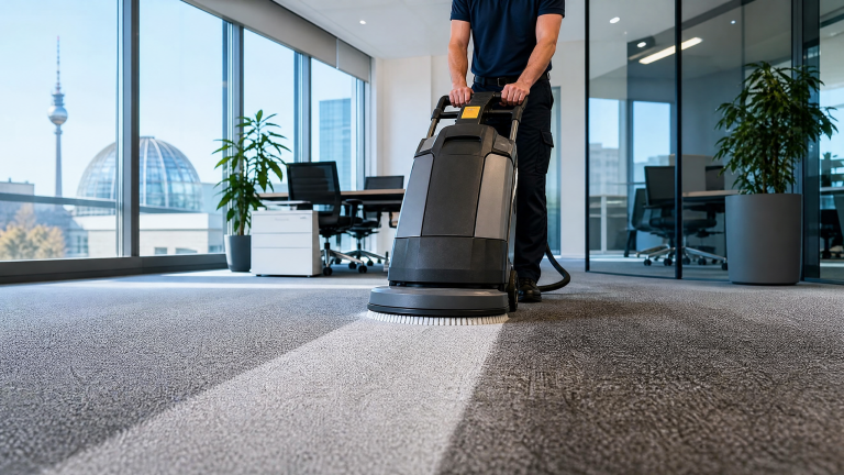 Teppichreinigung im Büro: Tipps gegen hartnäckige Flecken und Milben